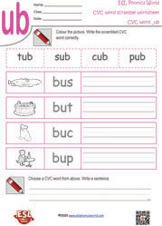 ub-cvc-word-scramble-worksheet